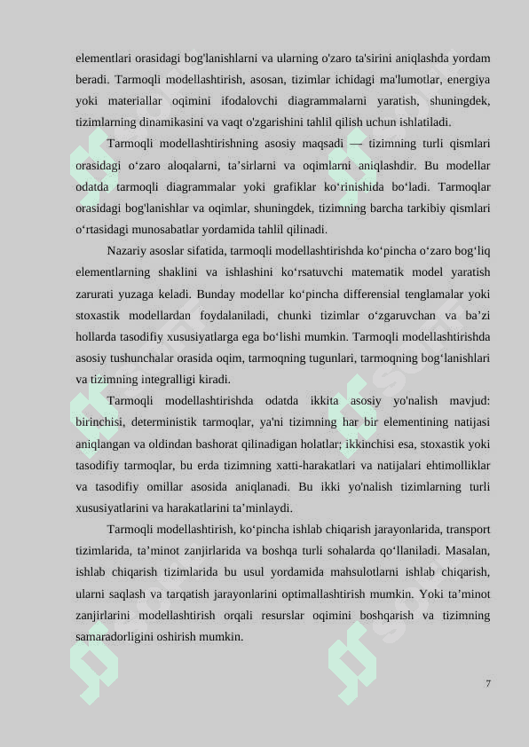QURILISH TASHKILOTLARI FAOLIYATIDA TARMOQLI MODELLASHTIRISHDAN FOYDALANISH 7