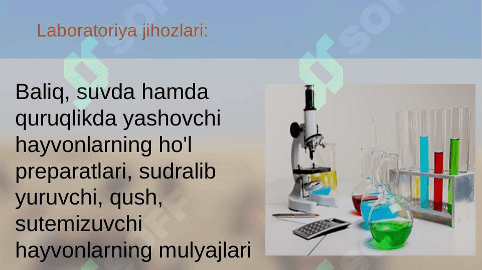 Umurtqali hayvonlar misolida aromorfoz, idioadaptatsiyalarni o'rganish 4