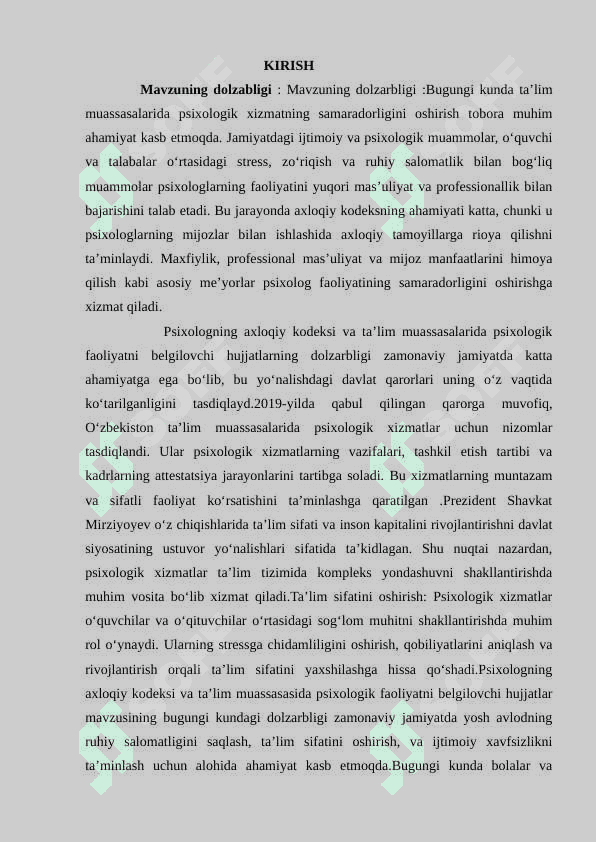Ta'lim muassasalarida amaliy psixologning axloqiy va kasbiy faoliyati 2