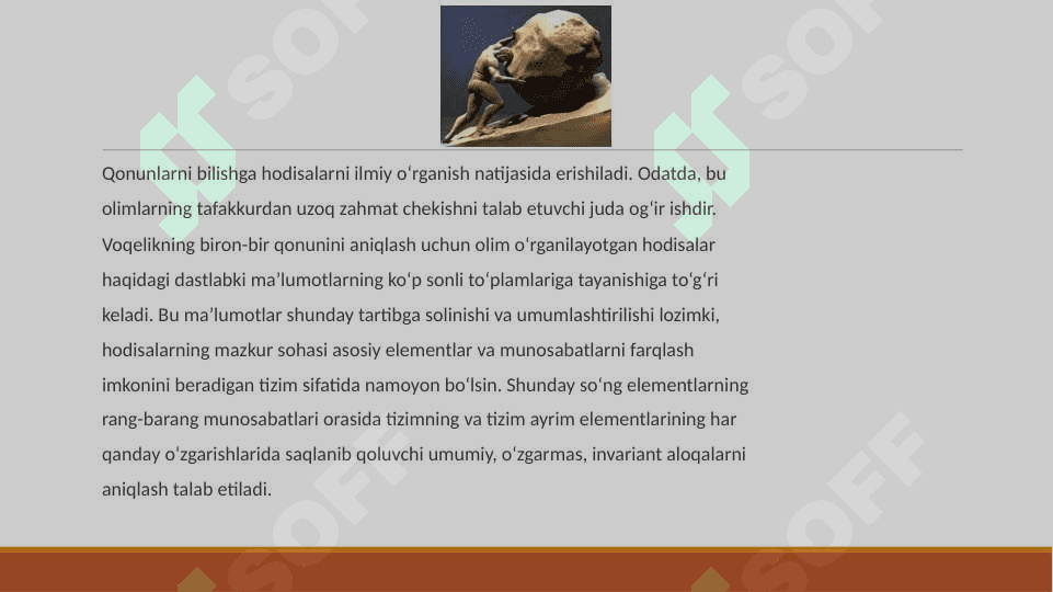 Rivojlanishning umumiy qonunlari va kategoriyalari. 4