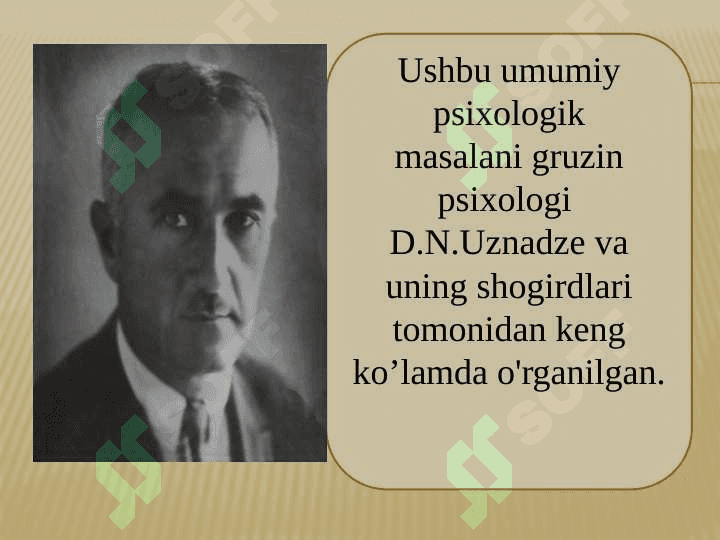 Ustanovka tushunchasi.Uznadze 3