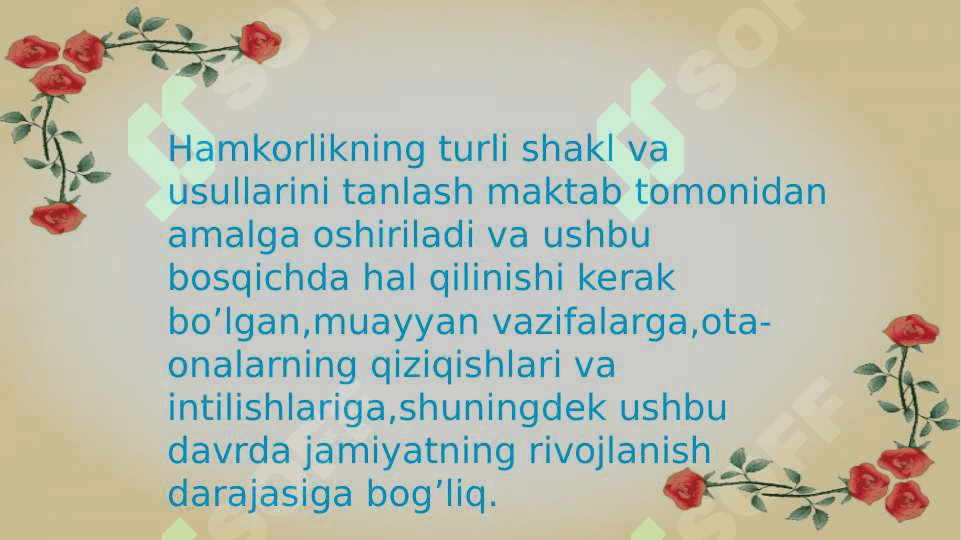 Ota-onalar bilan hamkorlikni yo’lga qo’yishning pedagogik-psixologik shart-sharoitlari 3