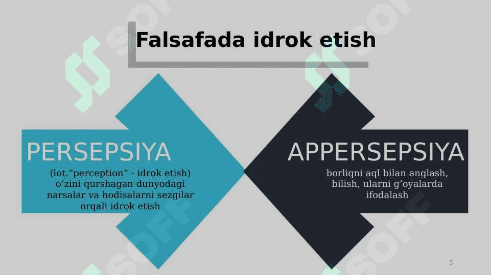 Bilish falsafasi (gnoseologiya) 5