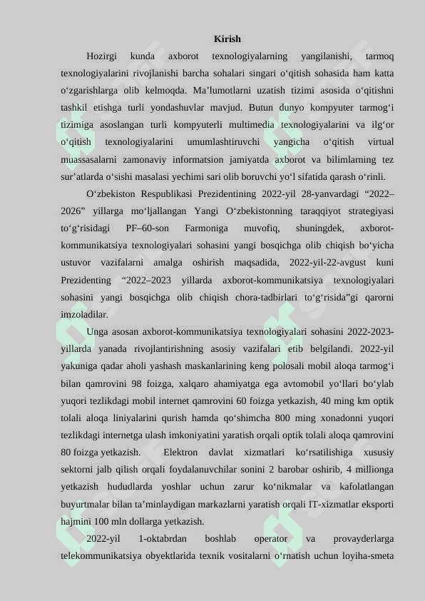 MA’LUMOTLAR BAZASINI BOSHQARISH VA DASTURLASH DASTURLASH TEXNOLOGIYALARI ASOSLARI 2