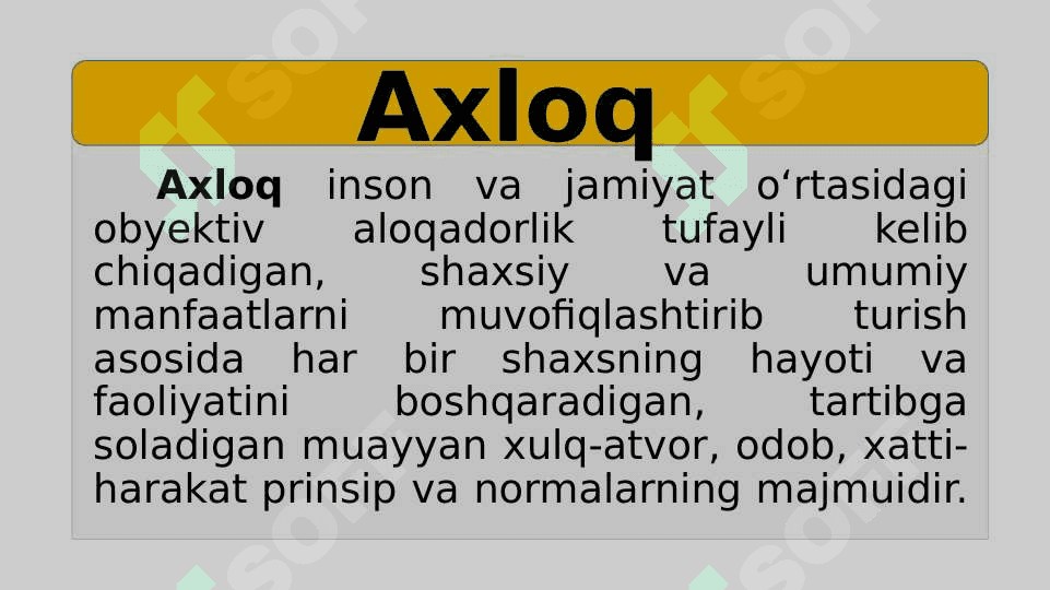 ETIKANING MOHIYATI VA AHAMIYATI. 3