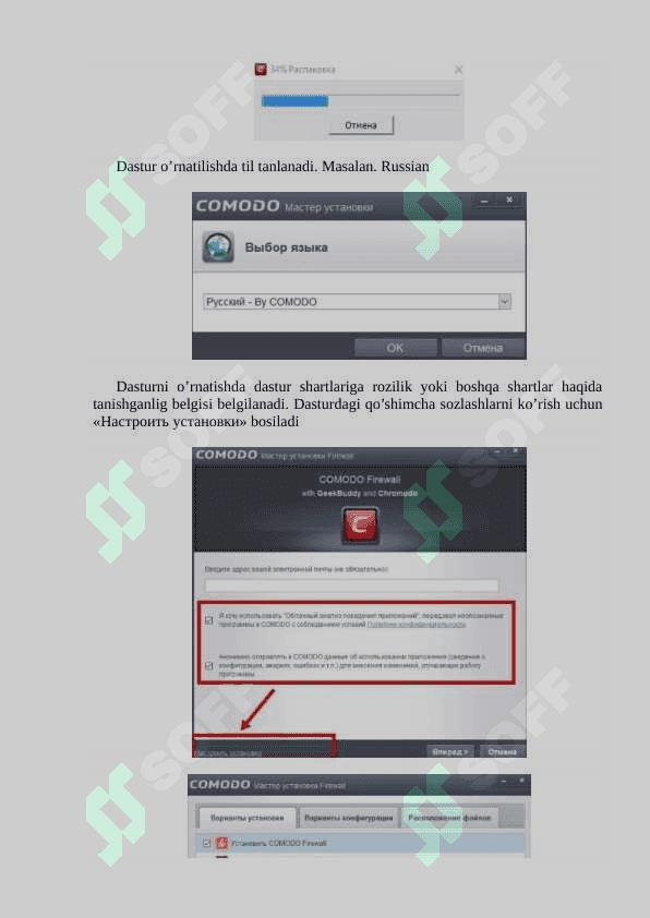 Firewall dasturiy vositasini o'rnatish va sozlash 2