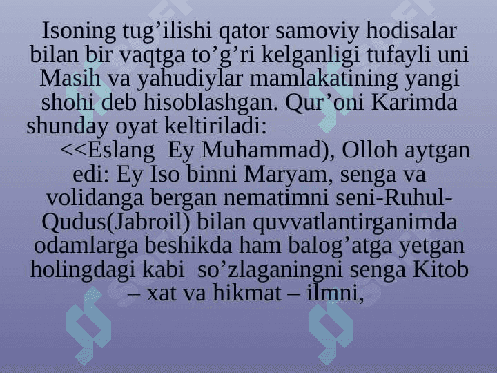 Dinshunoslik fani (TAQDIMOT) 4