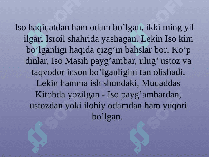 Dinshunoslik fani (TAQDIMOT) 7