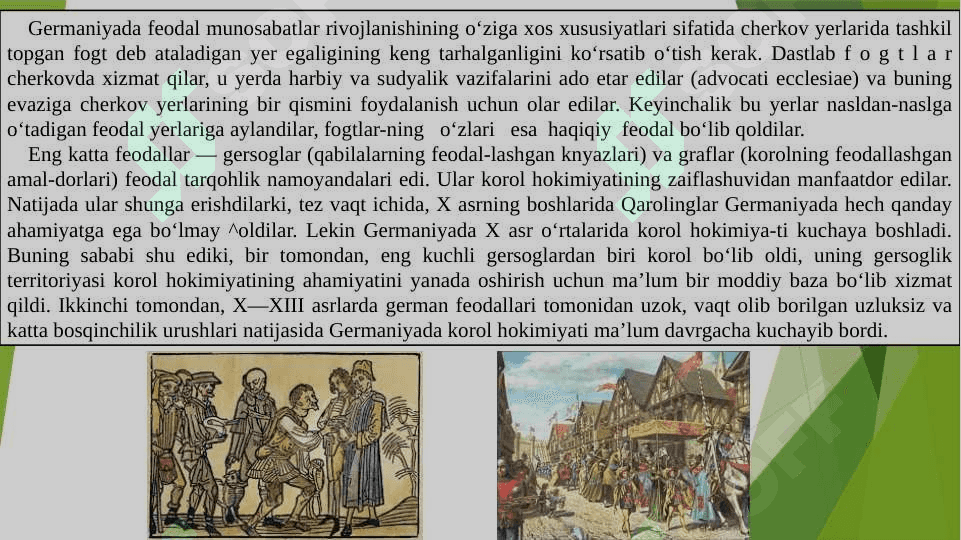 Germaniyada feodal munosabatlarining rivojlanishi 3