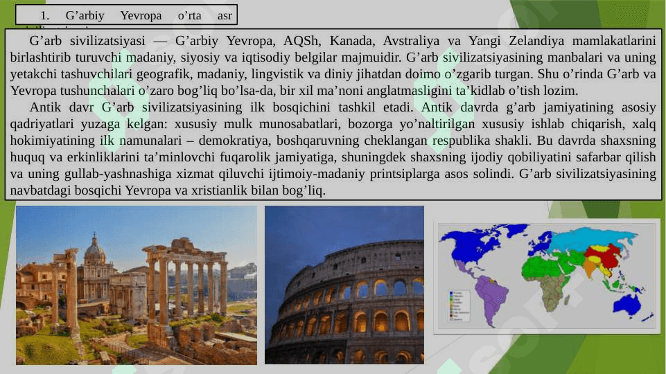 G‘arb sivilizatsiyasining vujudga kelishi 3