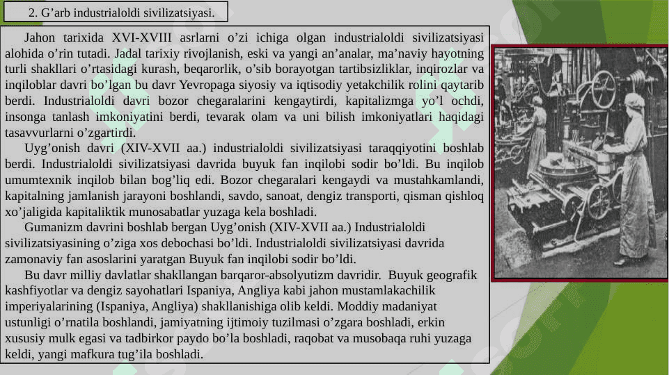 G‘arb sivilizatsiyasining vujudga kelishi 7