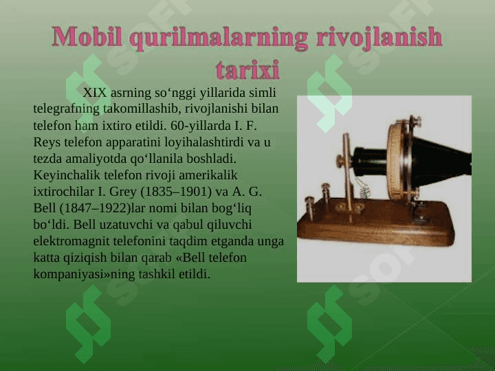 Mobil aloqa texnologiyalari (TAQDIMOT) 6