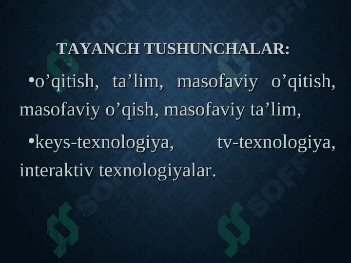 Masofaviy ta'lim texnologiyalari (TAQDIMOT) 3