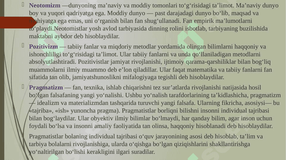 ILMIY PEDAGOGIK TADQIQOTLAR METODOLOGIYASI VA METODLARI (taqdimot) 7
