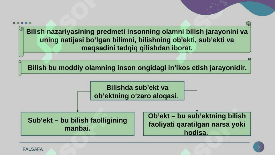 Bilish falsafasi (gnoseologiya) 6