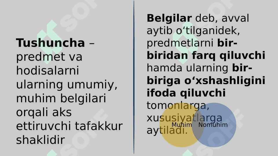 Tafakkur mantiqiy shakllari va qonunlari. 2