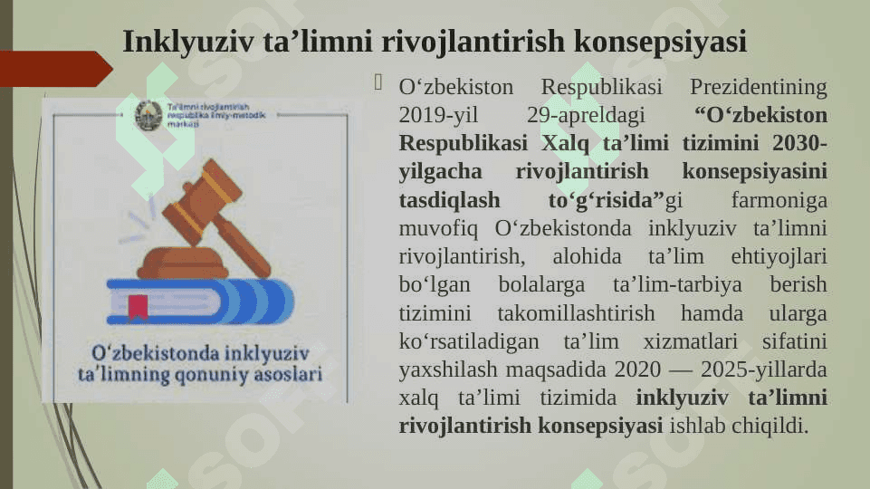 Inklyuziv ta’limga jalb qilish bosqichlari 8