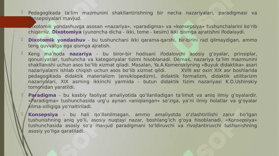 TA’LIM MAZMUNI (taqdimot) 6