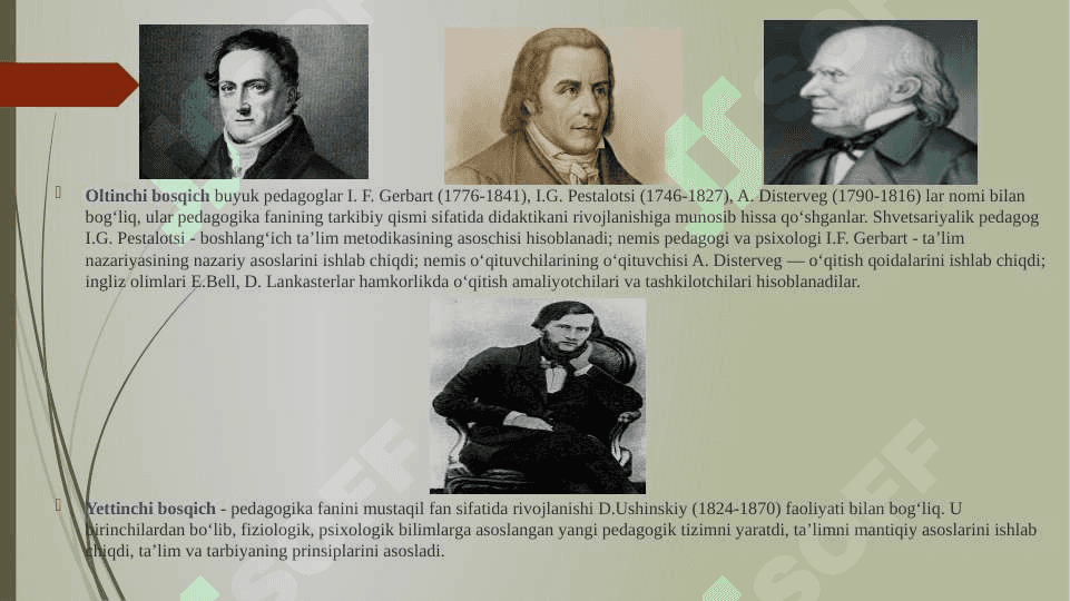 PEDAGOGIKA – SHAXS TARBIYASI VA RIVOJLANISHI TO‘G‘RISIDAGI FAN (taqdimot) 6