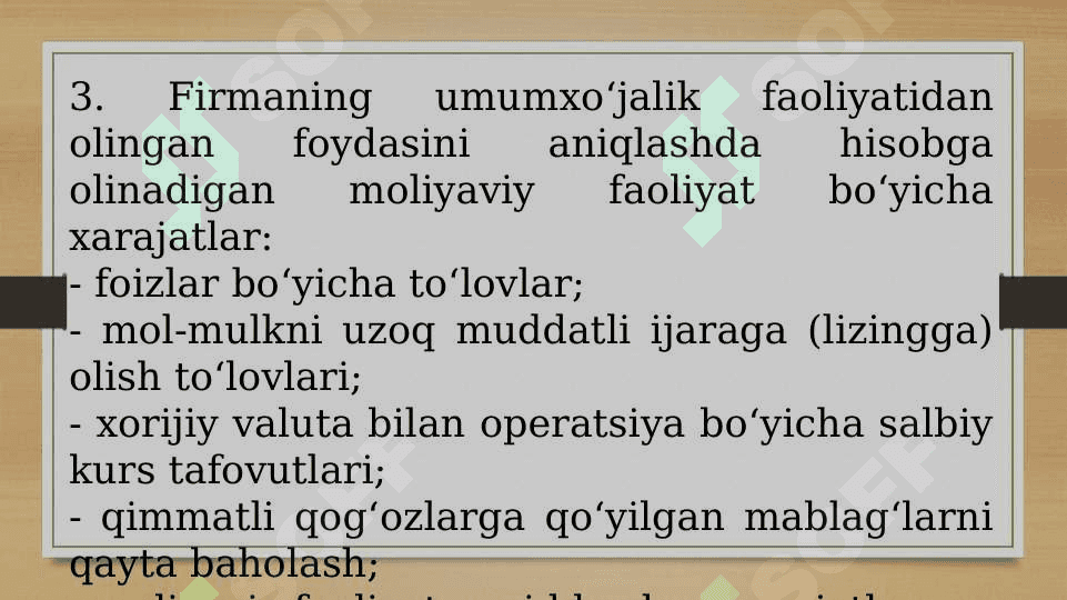 Ишлаб чикариш харажатлари 8