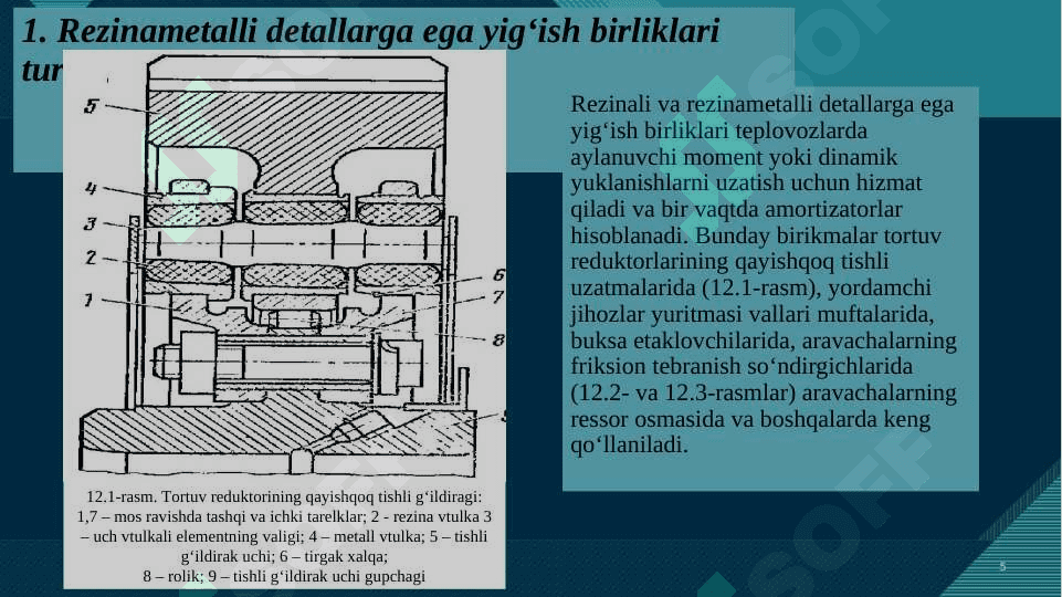 REZINAMETALLI DETALLARGA EGA YIG‘ISH BIRLIKLARINI TA’MIRLASH 5