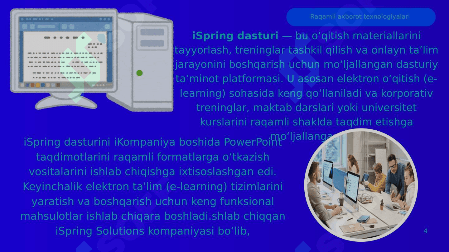 ISPRING DASTURI 3