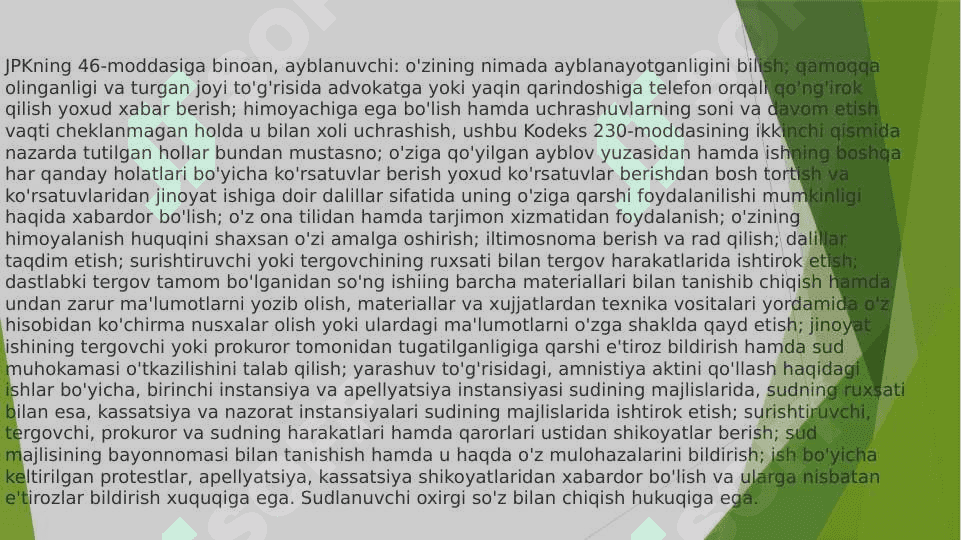 Jinoyat protsessida o'z manfaatlarini himoya qiladigan shaxslar 4