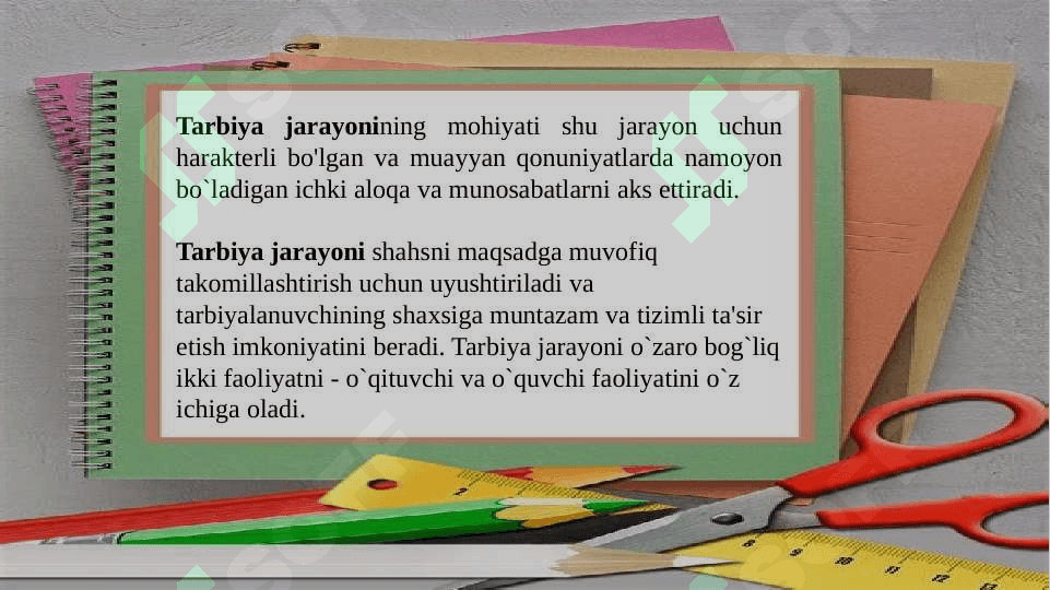 Tarbiya jarayonining mazmuni va mohiyati 3
