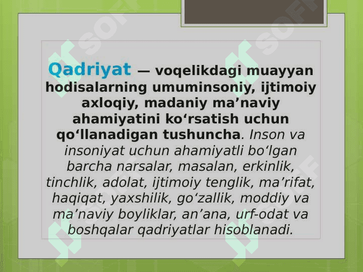 OILAVIY QADRIYATLARNING – OILA FAROVONLIGINI TAʼMINLASHDAGI OʻRNI 2