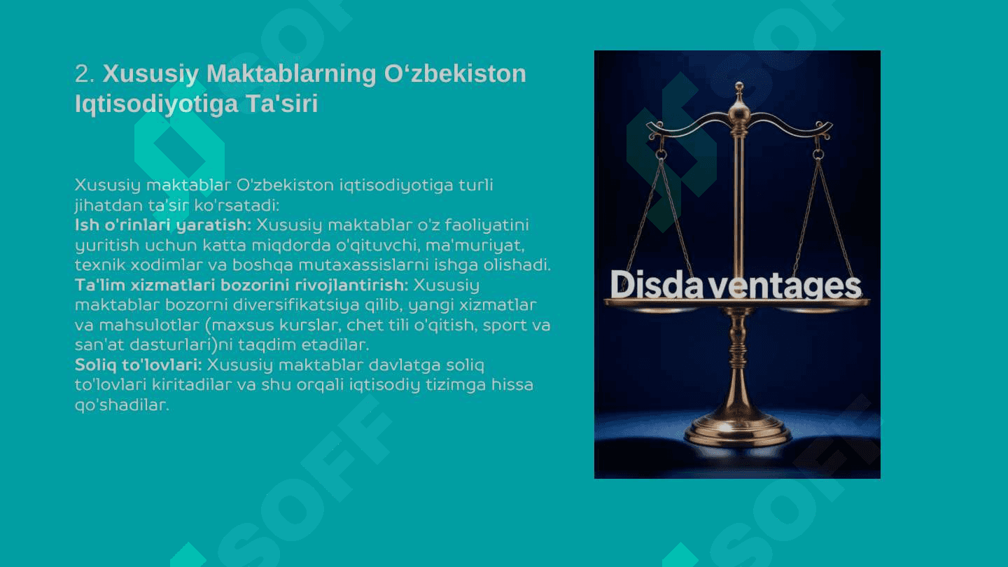 Xususiy maktablar va ularning Oʻzbekistondagi faoliy 4