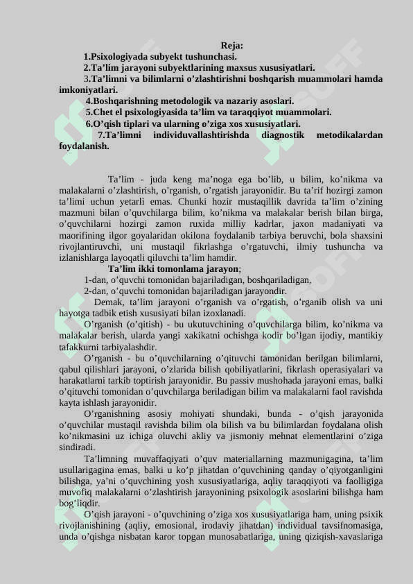 TA’LIM OLISH QOBILIYATI O’QUV FAOLIYATI SUBYEKTLARINING XARAKTERISTIKASI SIFATIDA 2