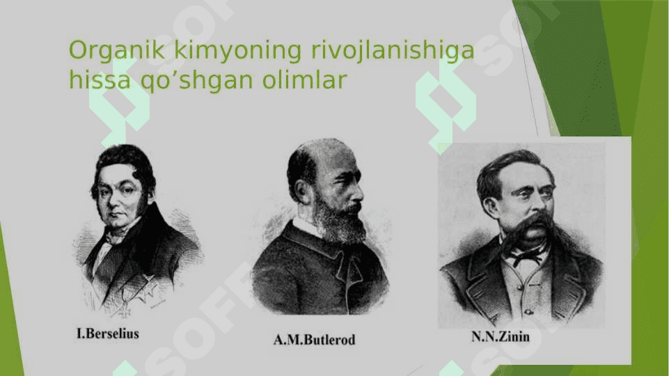 Organik kimyoning rivojlanishi pptx 2