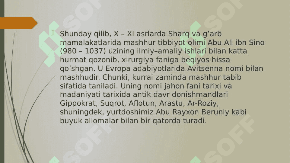 Qadimgi dumyo tibbiy risolalarida qadimgi hind tibbiyoti masalalarining yoritilishi. qadimgi xitoyda tibbiyot va uning o‘ziga xos tomonlari 6