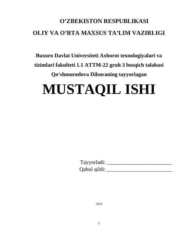 Web serverlarni boshqarish. Asosiy tushunchalar
