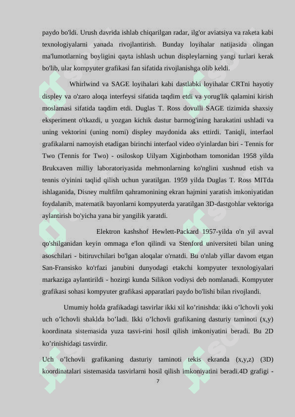 MACROMEDIA  FLASH DASTURIDA ELECTRON QO’LLANMA YARATISH. 7