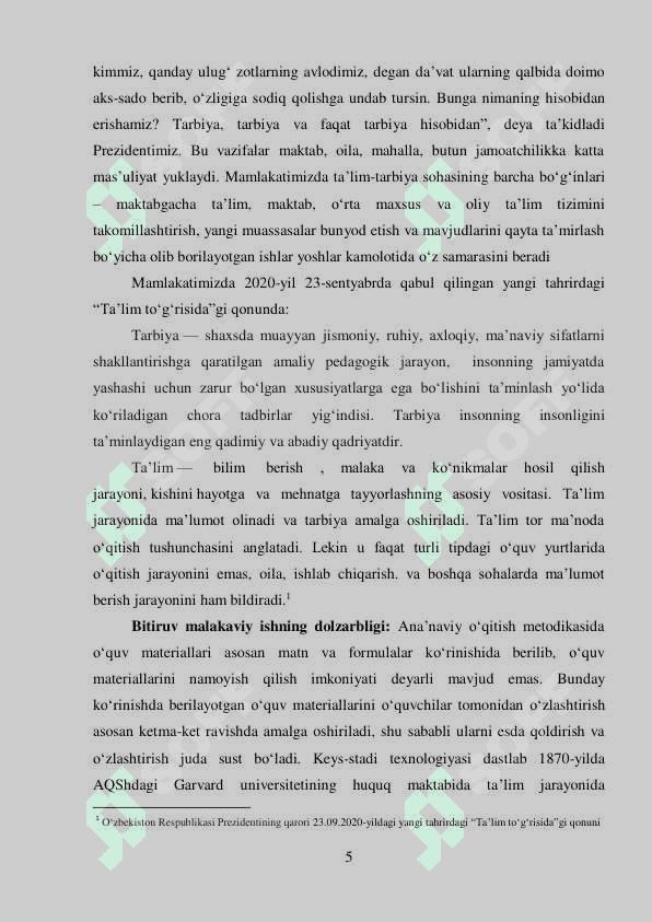 Metallar mavzusini KEYS metodi yordamida o ‘qitish metodikasini takomillashtirish 5