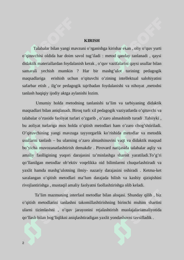 Ta’limning interfaol usullari 2