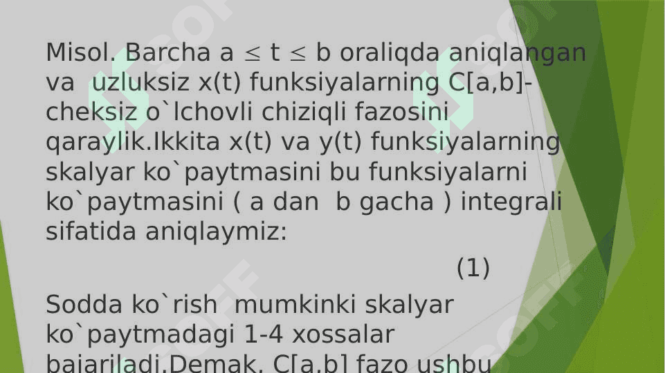 Haqiqiy evklid fazosi va uni sodda xossalari 4