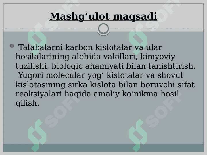 KARBON KISLOTALAR, MURAKKAB EFIRLAR, AMIDLAR 2