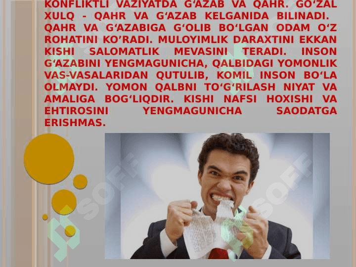 Konfliktli vaziyatda g’azab va qahr 3