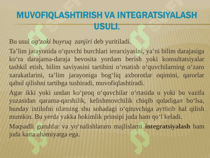 Konfliktlarni boshqarish  tartiblari va usullari 8