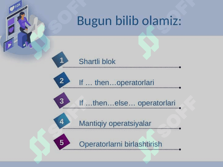 Sсratch muhitida shartli bloklar bilan ishlash 2