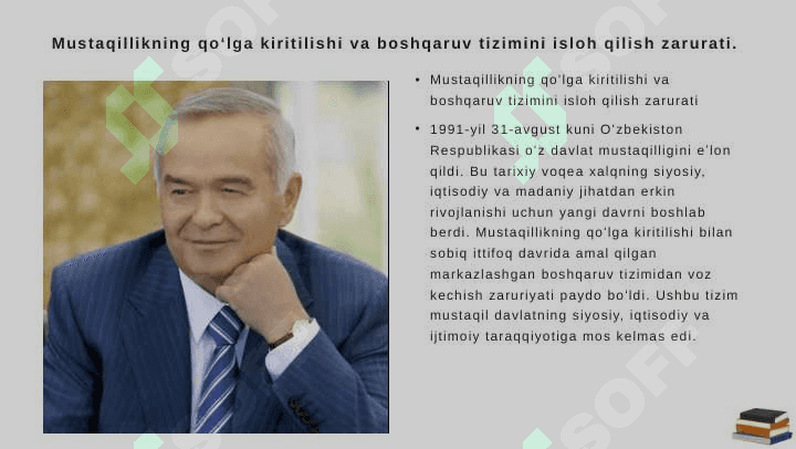 Mustaqillik yillarida boshqaruv tizimida amalga oshirilgan islohotlat 3