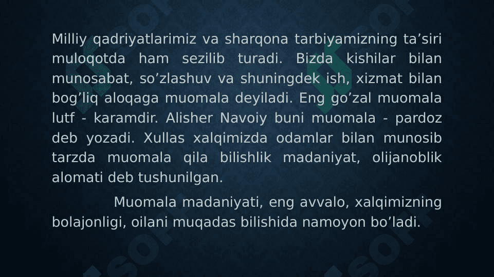 O’qituvchi faoliyatida MULOQOT MADANIYATI VA PSIXOLOGIYASI. 4