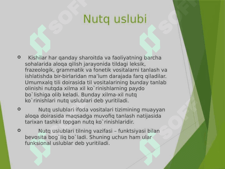 Og'zaki va yozma uslub va uning xususiyatlari 4