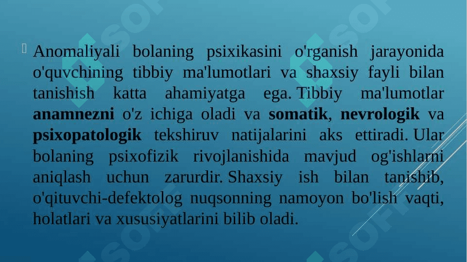 Aqli zaif bolalarni psixologik o‘rganish metodlari 5