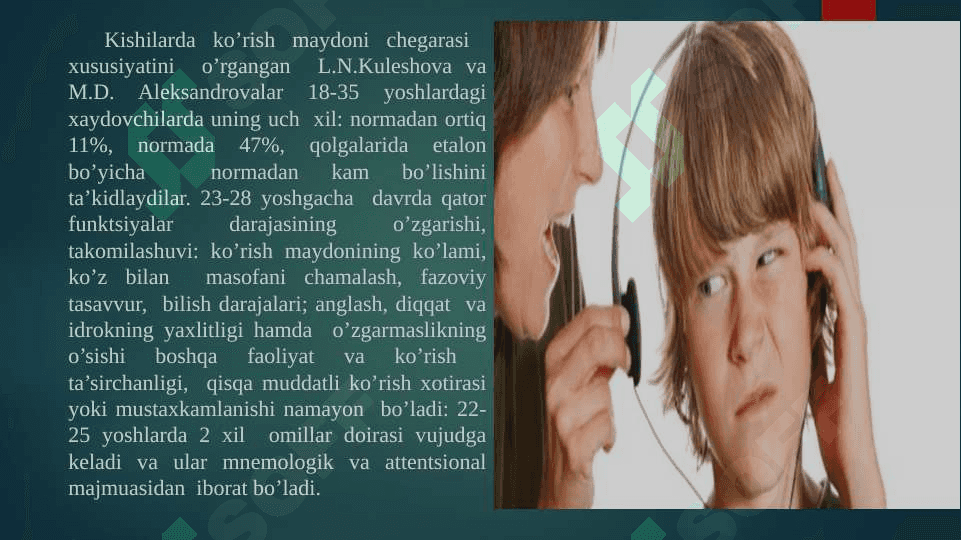 Orta yetuklik davrining oziga hos hususiyatlari 7