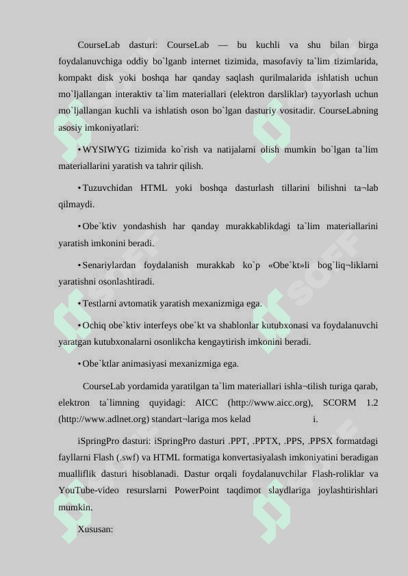 Pedagogik dasturiy vositalar haqida tushuncha 8