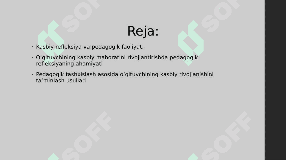 Pedagogik refleksiya. Pedagogik imij 2
