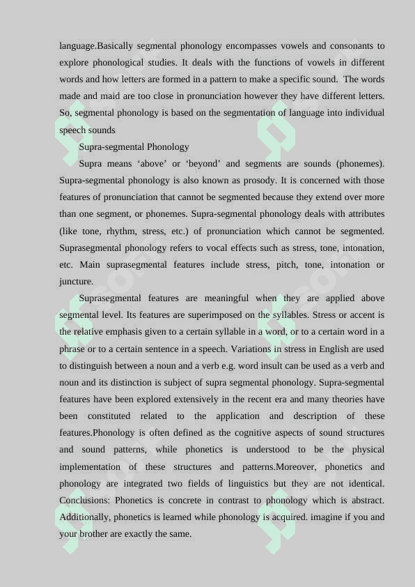Phonogical theories in language. 3